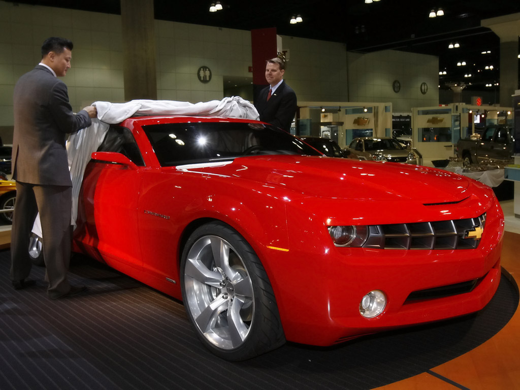 Chevrolet Camaro Concept Unveiled At Los Angeles Auto Show