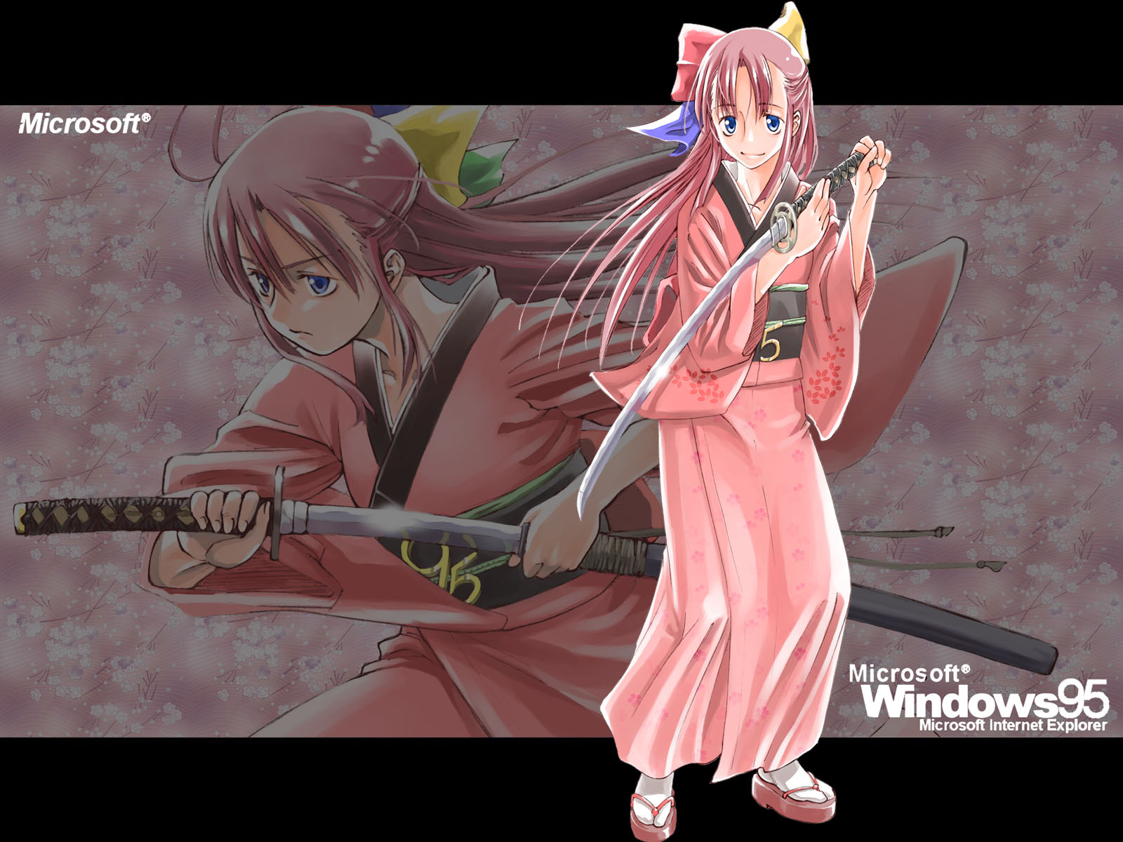 95 Anthropomorphism Japanese Clothes Os Tan Sword Weapon Windows3953