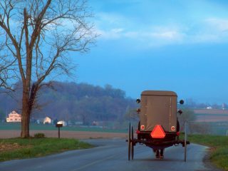 Amish Buggy, Lancaster County, Pennsylvania