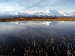 Autumn Reflection Pond, Alaska