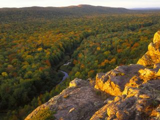 Autumn In The Porcupine Mountains, Upper Penninsula, Michigan