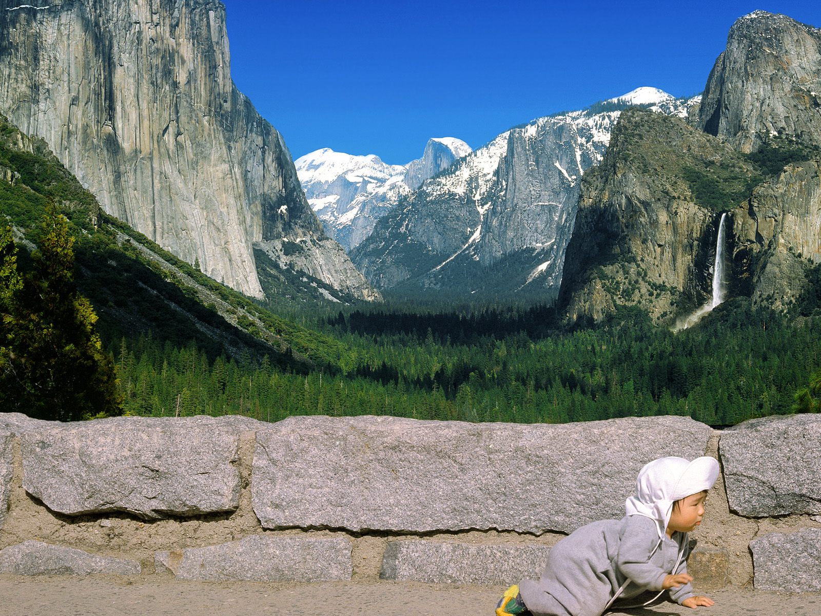 Baby Steps, Tunnel View, Yosemite, California