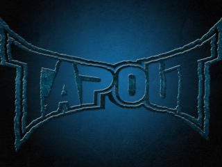 Tapout Blue Grunge Background Wide Crumple