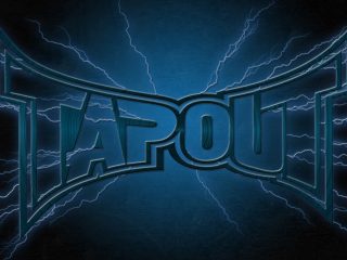 Tapout Blue Grunge Background Wide Lightning