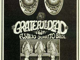 Grateful Dead Avalon Concert Poster Soundproof 1969