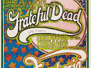 Grateful Dead Euphoria Concert Poster 1970