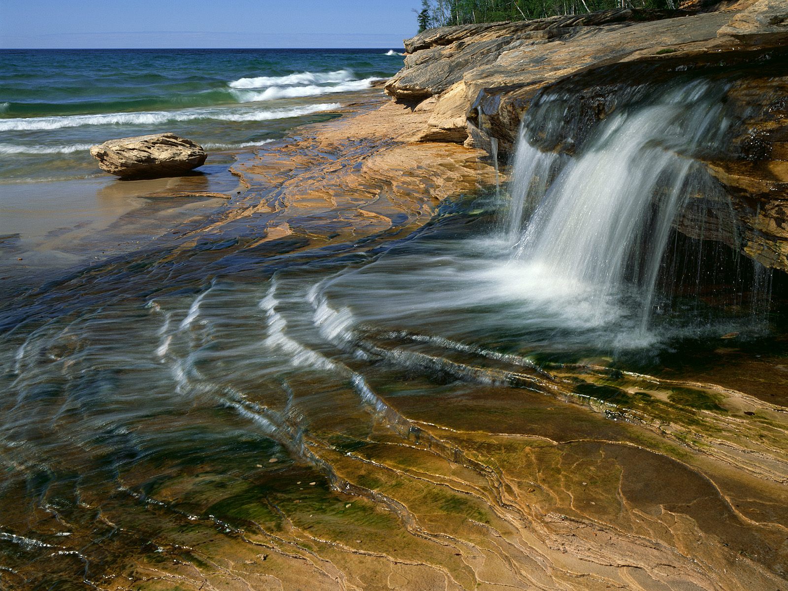 Miners Beach, Lake Superior, Pictured Rocks National Lakeshore, Michigan
