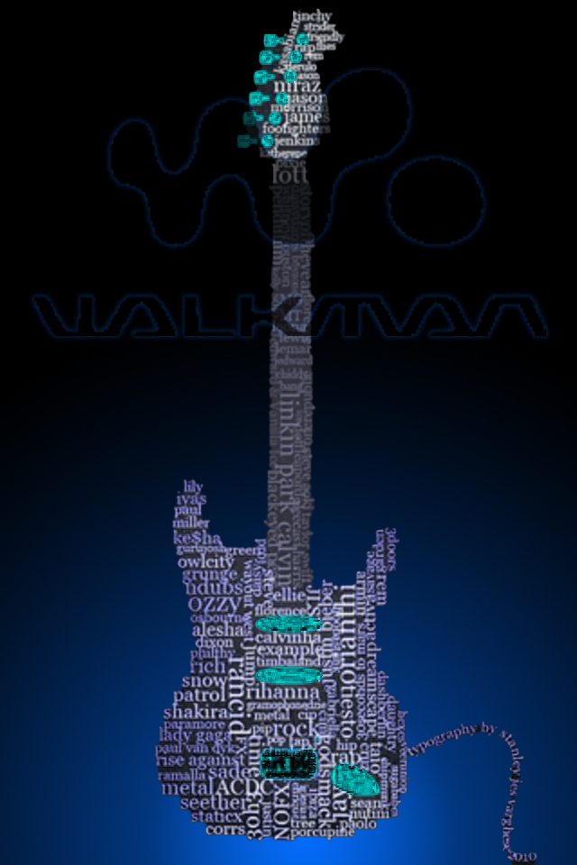 Walkman Guitartext