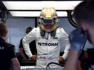 Driver Lewis Hamilton