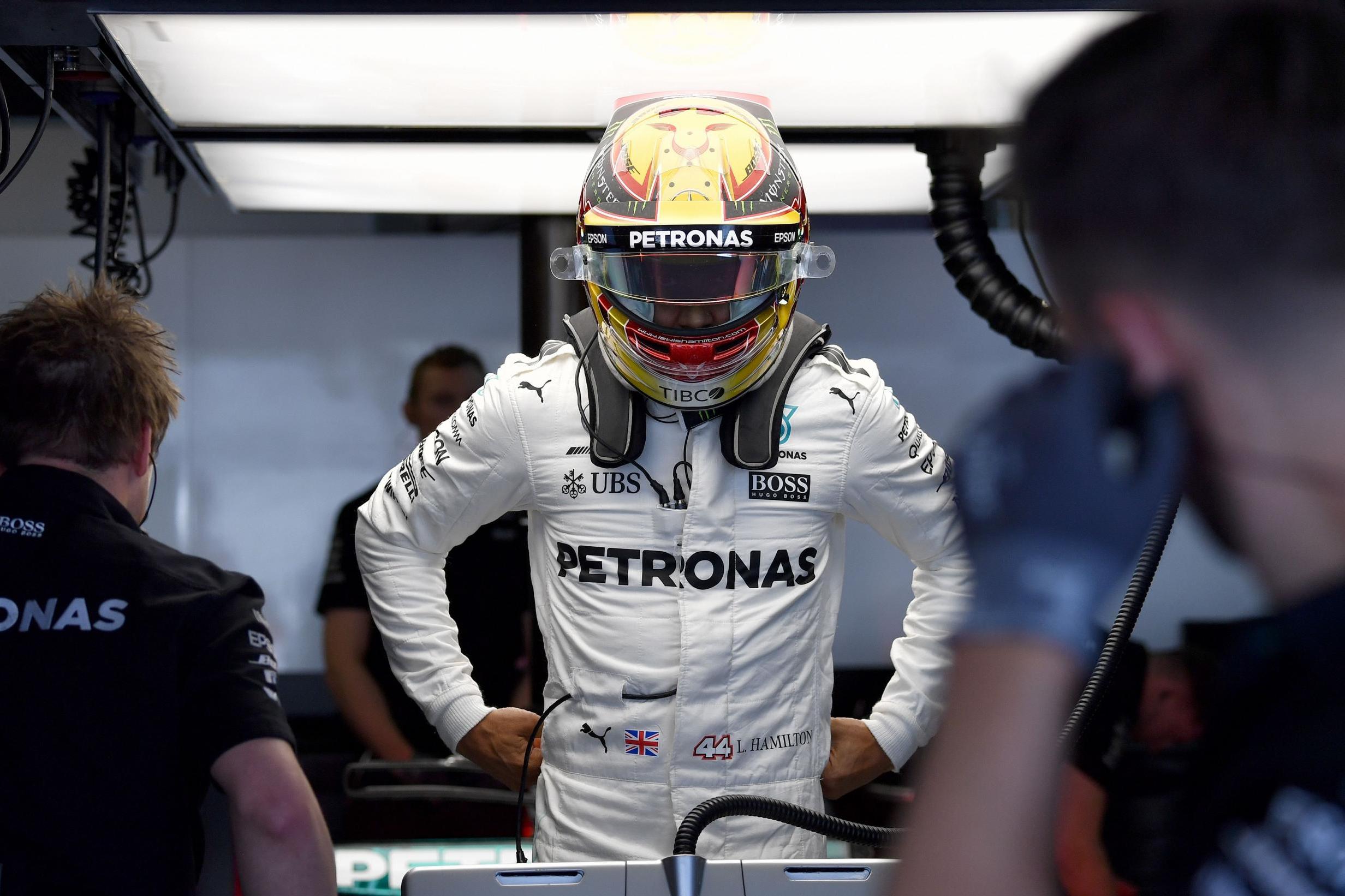 Driver Lewis Hamilton