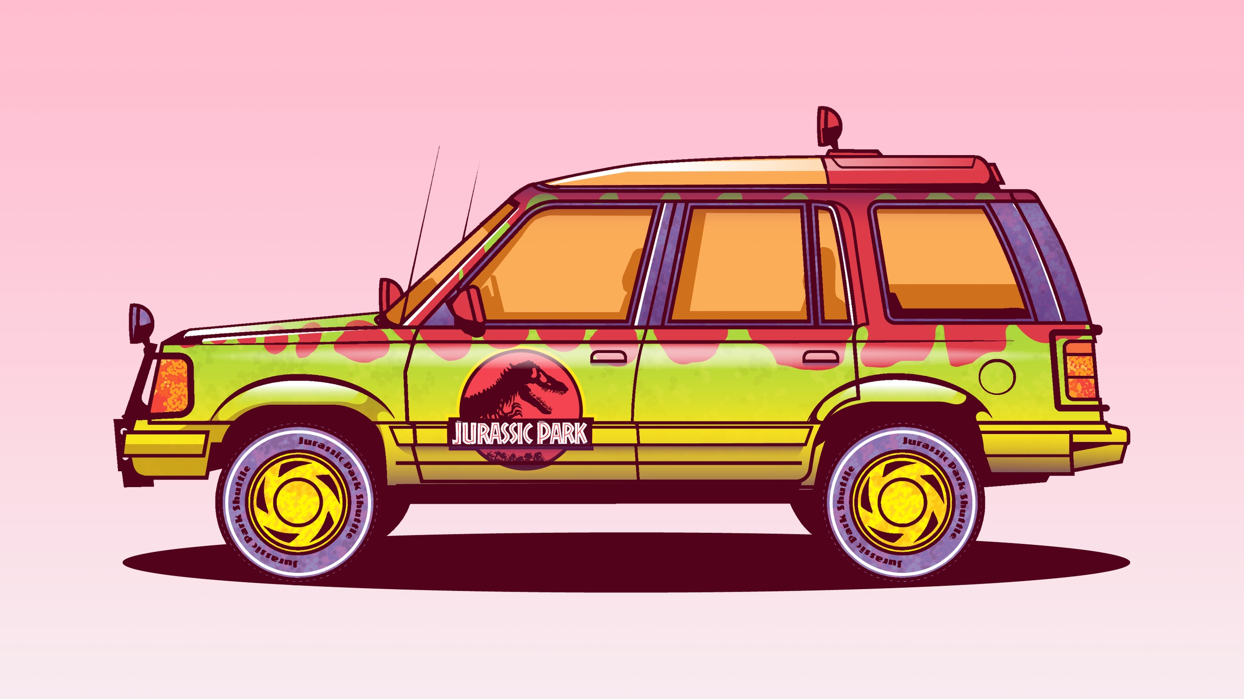 Ford Jurassic Park Explorer Xlt (un46) 1992