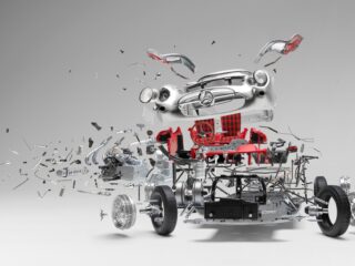 Mercedes Benz 300 Sl Gullwing (w198) (2)