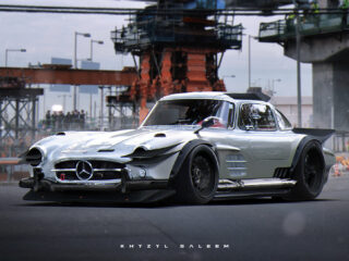 Mercedes Benz 300 Sl Gullwing (w198) (3)
