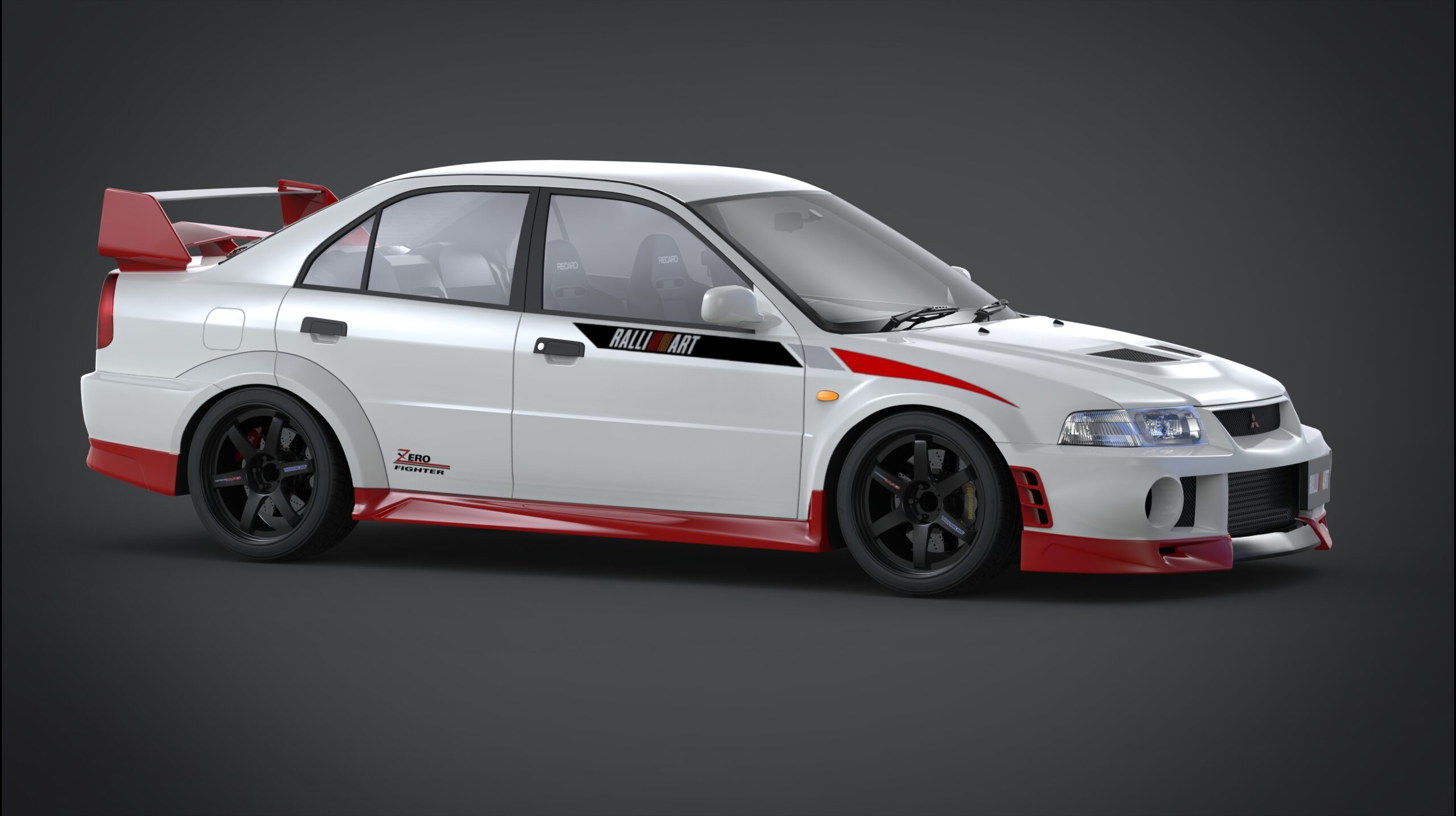 Mitsubishi Lancer Evolution Vi Rallyart Zero Fighter (cp9a) (2)