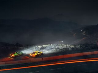 Road Mountain Night(1)