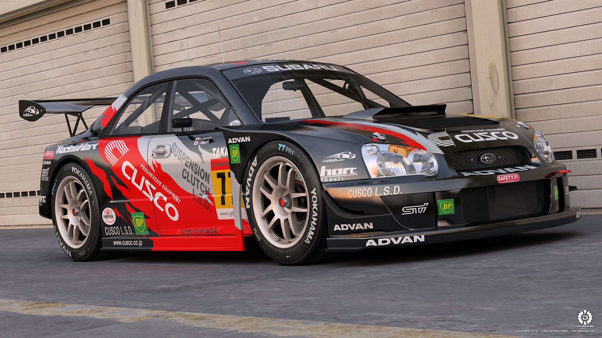 Subaru Cusco Advan Impreza Gt (jgtc)