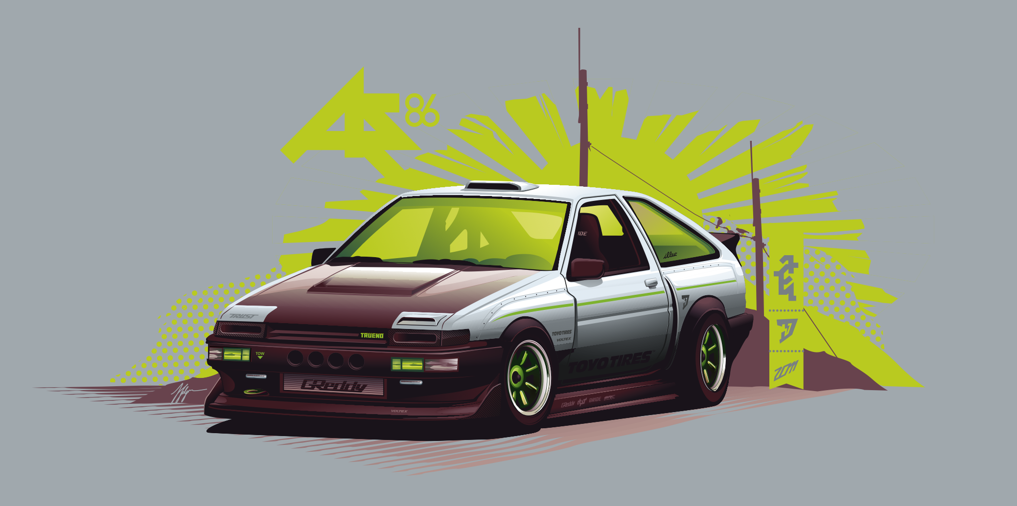Toyota Sprinter Trueno (ae86) (2)